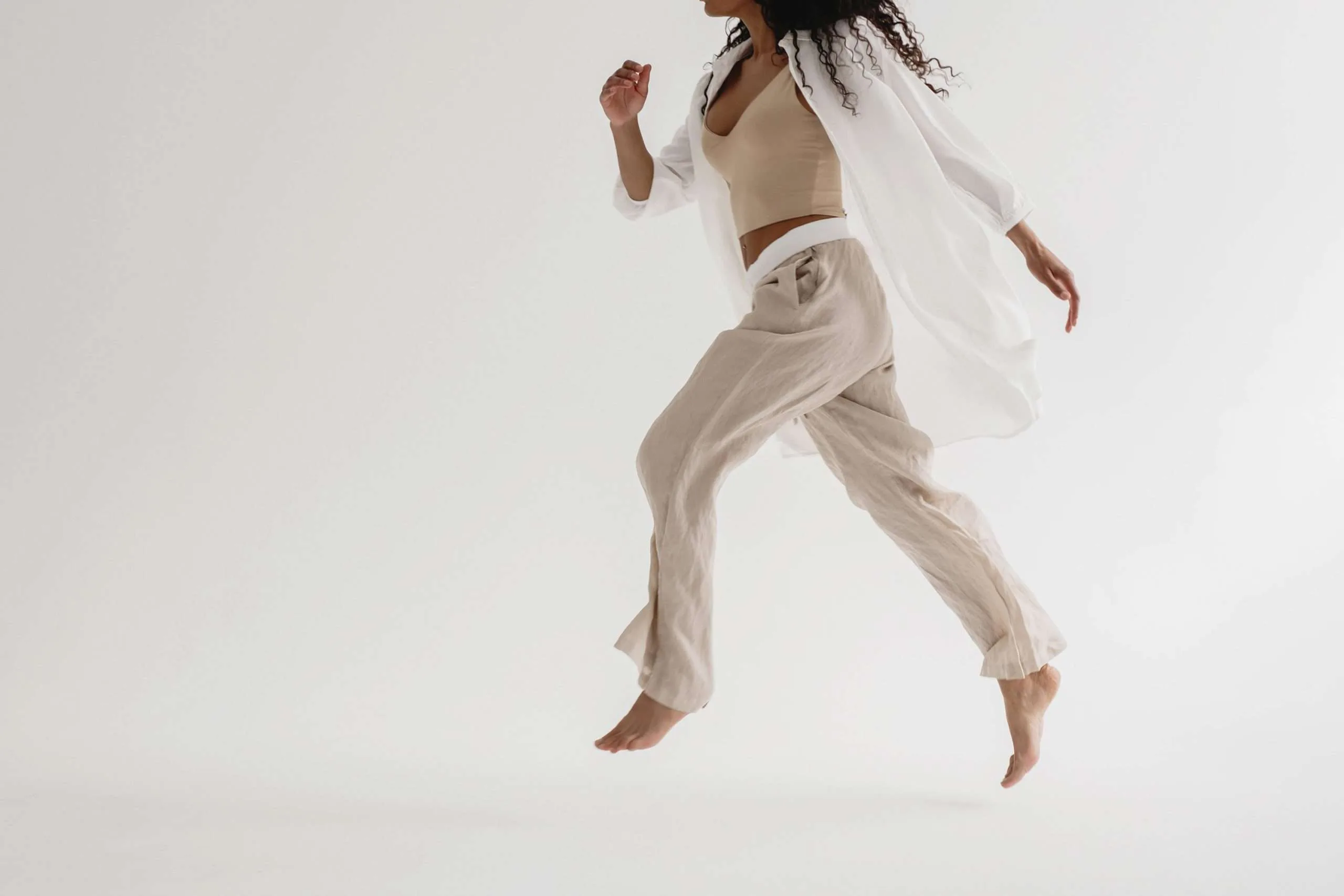 Self-doubt getting in the way of manifesting Woman running