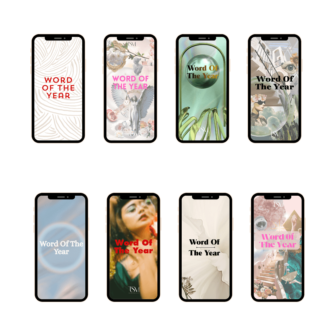 Word of the year template freebie